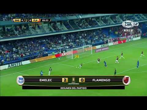 Emelec 2 Flamengo 0