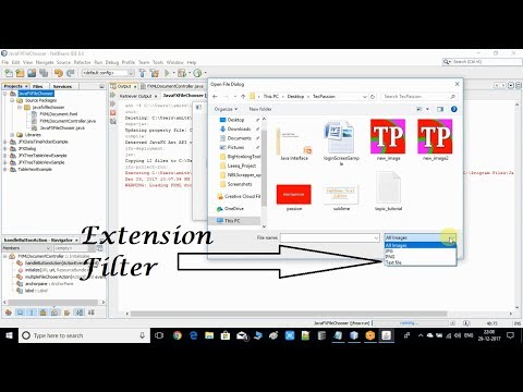 JavaFX FileChooser - Part#2 | How to Use Extension Filter with FileChooser