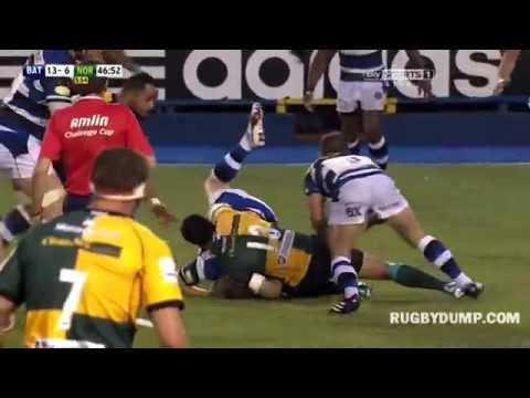 George Pisi's brutal blindside hit on Nick Abendanon