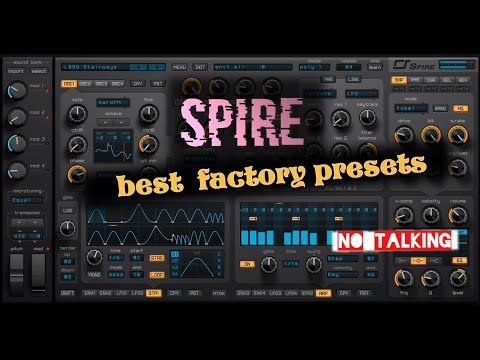 Spire Best factory presets, best sounds  [no talking]