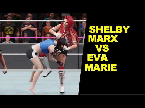 WWE 2K18 Victoria Justice vs Eva Marie - Extreme Rules
