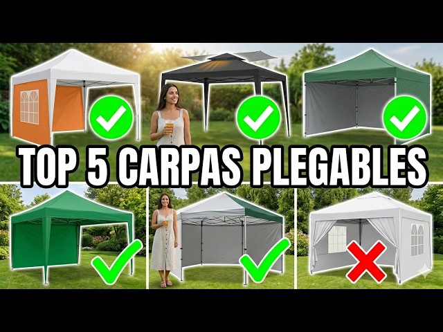 Vídeo relacionado con Goodyear - Carpa Plegable de Jardín 3x3m, Cenador Exterior de Acero Robusto, Impermeable con Protección UV30+, Gazebo Plegable para Eventos y Terraza, Incluye Bolsa de Transporte y Estacas (Azul)