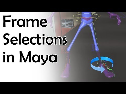 How to use "Frame Selections" in Autodesk Maya