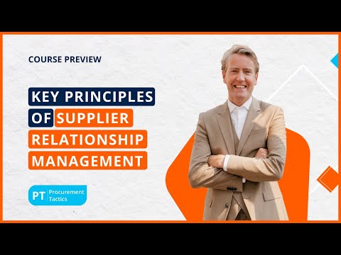 Key Principles of Supplier Relationship Management