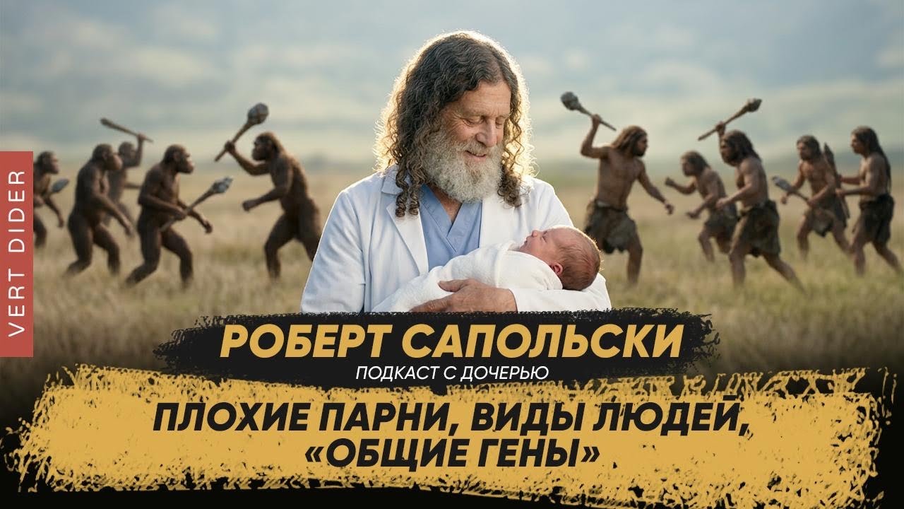 Плохие парни, виды людей, «общие гены» | Роберт Сапольски: интервью отца и чад