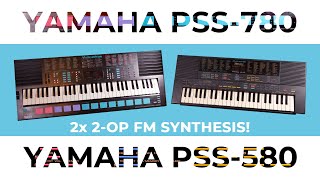 Video thumbnail for Yamaha PSS-780 plus PSS-580 - Double Portasound FM action! by Alfonse