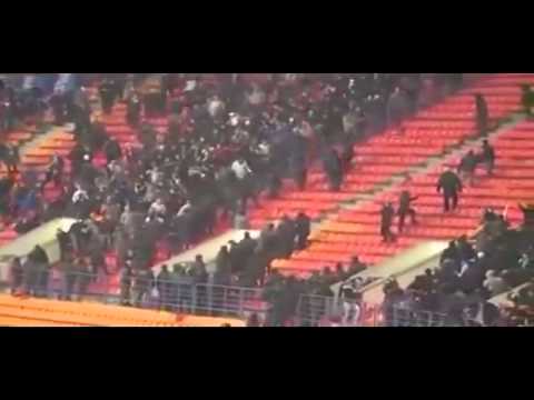 Football Hooligans Spartak Moscow and Zenit St Petersburg