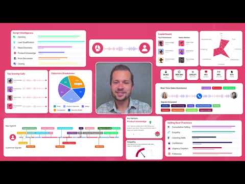Video showcasing Salesken's AI-powered sales assistant improving sales productivity and performance