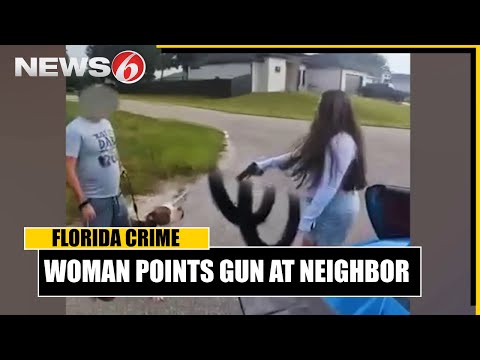 Florida woman arrested after pointing gun neighbors during road rage incident