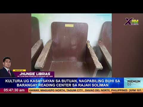 KULTURA UG KASAYSAYAN SA BUTUAN, NAGPABILING BUHI SA BARANGAY READING CENTER SA RAJAH SOLIMAN