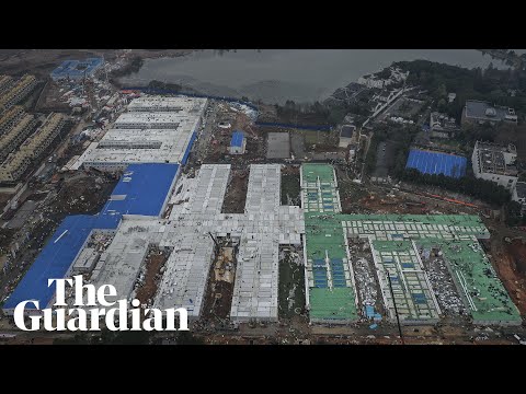 Coronavirus hospital timelapse: China completes build in eight days