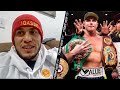 DAVID BENAVIDEZ TO CANELO "I AINT GONNA F*** RUN FROM YOU! IM NOT SCARED OF HIM!"