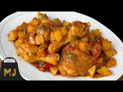 Pollo guisado con patatas
