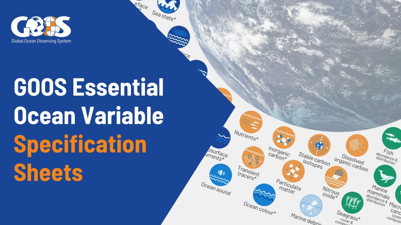 Introduction to GOOS Essential Ocean Variable Specification Sheets