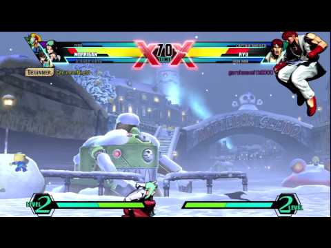 Ultimate Marvel vs Capcom 3 (PS3) - Non-Ranked Matches 105 - Ryu and Ironman Spam
