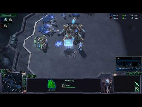 starcraft 2 (420 iq) fake cannon rush win Idra??lol