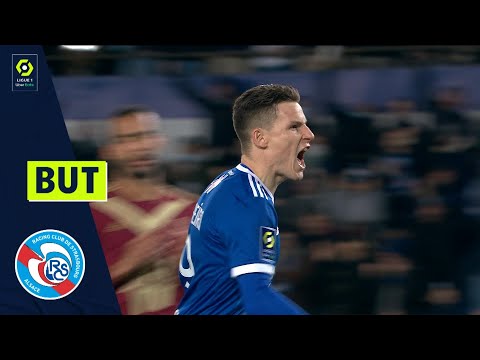 But Kévin GAMEIRO (43' pen - RCSA) RC STRASBOURG ALSACE - FC GIRONDINS DE BORDEAUX (5-2) 21/22