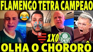 FLAMENGO É TETRA! OLHA O CHORORÔ DO PALMEIRENSE! FLAMENGO É CAMPEÃO DA LIBERTADORES