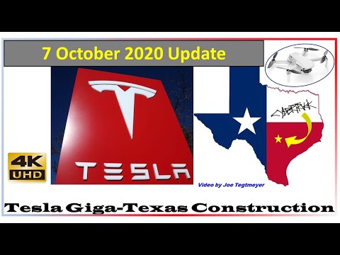 Tesla Gigafactory Texas 7 October 2020 Construction Update