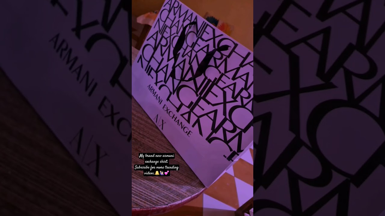 armani exchange.#armaniexchange #subscribe #shorts #unboxing #bfyp #trending #follow #lucknow #like