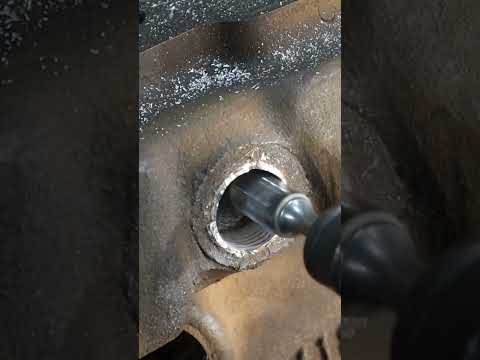 How I remove seized engine core plugs