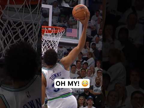 Karl-Anthony Towns throws down the NASTY PUTBACK! #Shorts