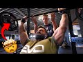 HEFTIGER Schulter, Bizeps & Trizeps Muskelaufbau! (100kg Schulterdrücken)