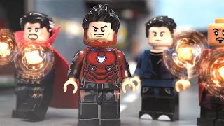 Lego Avengers Infinity War Full New York Battle Iron Man Spider Man Save Doctor Strange Stop Motion