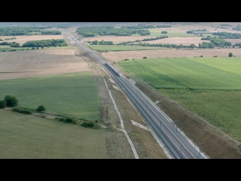 Survol 2016 de la LGV SEA - De Saint Avertin à Bordeaux (UHD 4k)