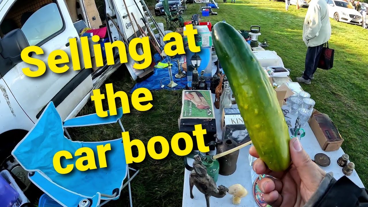 Selling at a car boot sale - Let's make some money!