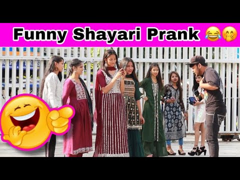 Funny shayari prank on girls 🤣 | Op girls reaction 😅😂 | Actorbadalraj