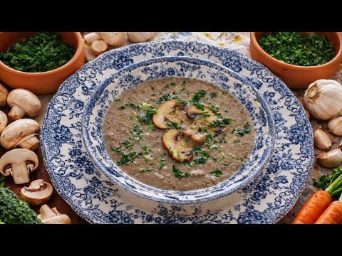 Creamy Mushroom Soup Recipe | Rich, Smooth & Easy Homemade Soup