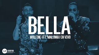 ► Wolfine - Bella Remix (ft. Maluma) EN VIVO