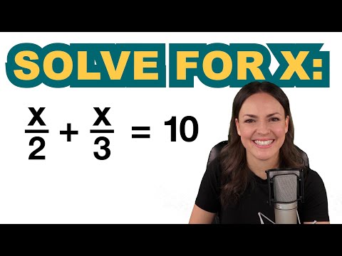 Solving Linear Equations With Fractions – Algebra For Beginners