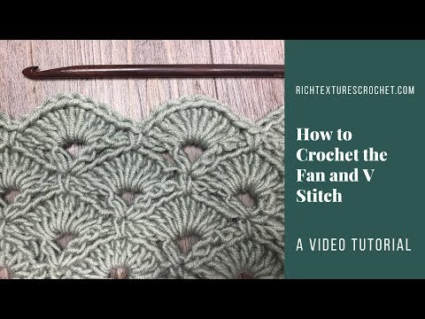 Fan and V Stitch - How to Crochet