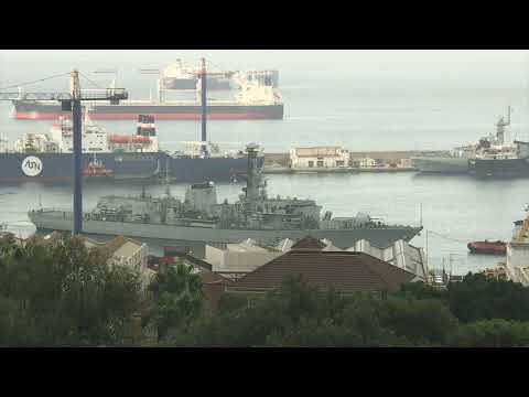 ​HMS Lancaster and HMS Scott arrive at Naval Base