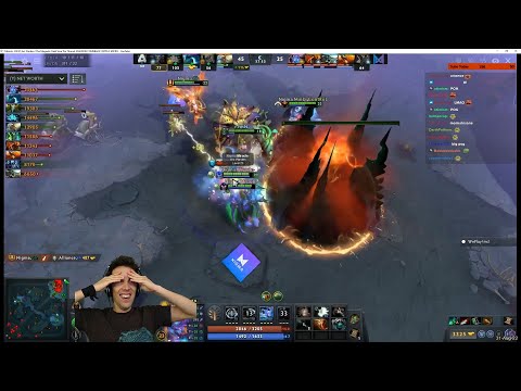 Grubby reacts to Miracle's Epic Arc bubble throne defense