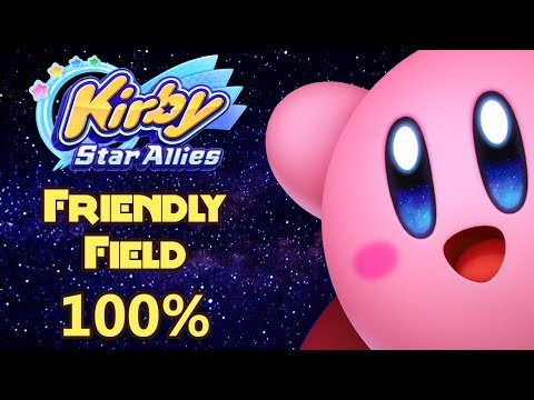 Kirby Star Allies • Friendly Field 100% Playthrough