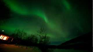 preview picture of video 'Aurora Borealis over the Lomakylä Valle'