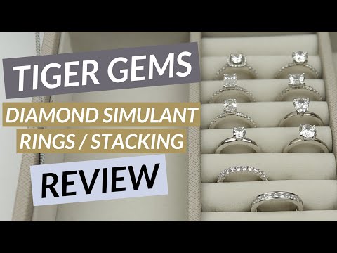 What's In My Jewelry Box | Tiger Gems Jewelry Rings And Stacking Review