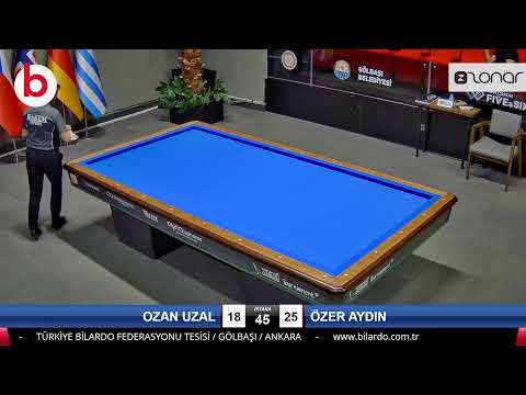 OZAN UZAL & ÖZER AYDIN Bilardo Maçı - 2023 ERKEKLER 1.ETAP-2.TUR