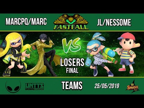 [Fastfall VI] Marc (Joker) + MarcPQ (inkling) vs JL (Inkling) + Nessome (Ness) Loser Finals