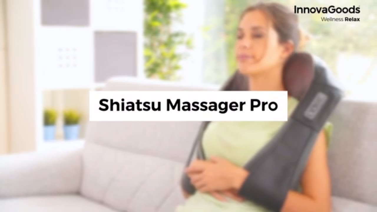 Shiatsu Pro daugiafunkcinis masažuoklis Massaki InnovaGoods 24W Wellness Relax