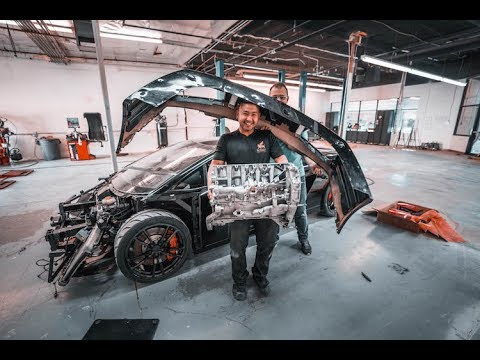 Savage Twin Turbo Lamborghini Gallardo Build Video