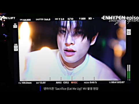 ENHYPEN "Sacrifice (Eat Me Up)" MV Shoot Sketch SHARPEN CLIPS