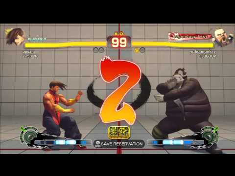 SSF4 AE: ojisam (Yang) VS yutio monkey (Rufus)