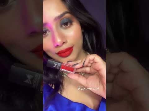 Amazing transfer proof Liquid lipsticks #longlastingmakeup #viral #reels #lipstick #vegan #trending