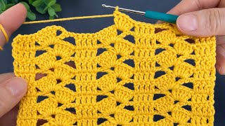 One Easy Crochet Stitch That Looks Luxury 😍 Perfect for Blankets, Scarves & Cardigans