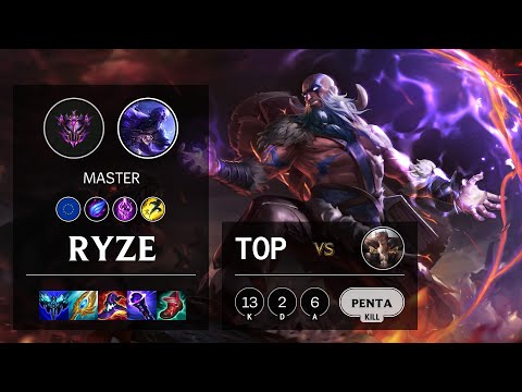 Ryze Top vs Sett - EUW Master Patch 11.17