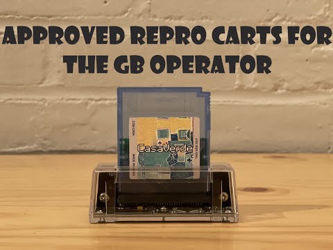 Reproduction Carts Approved by Epilogue GB Operator